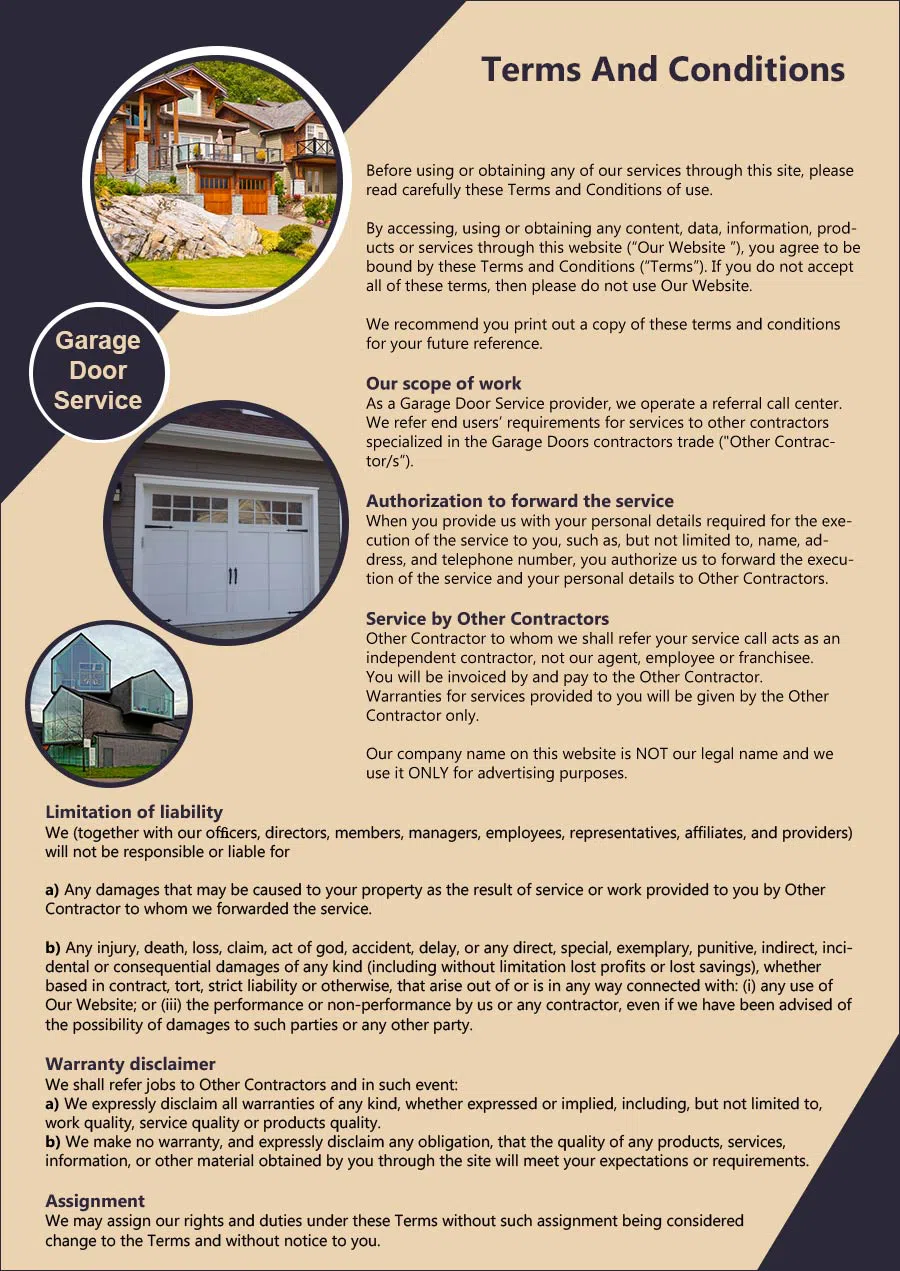 Garage Door Mobile Service Orlando, FL 407-936-7514